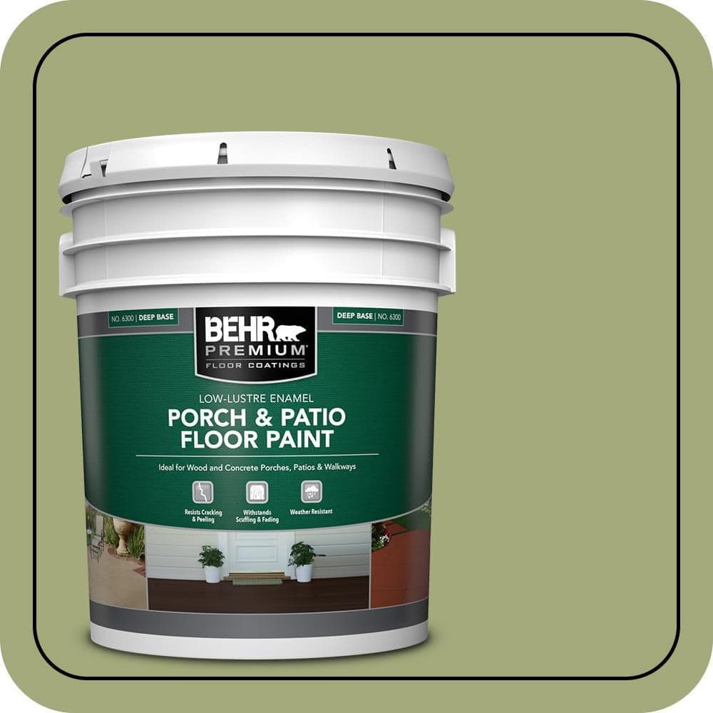 BEHR PREMIUM #M350-5 Textured Low-Lustre Enamel Interior/Exterior Porch and Patio Anti-Slip Floor Paint (1)