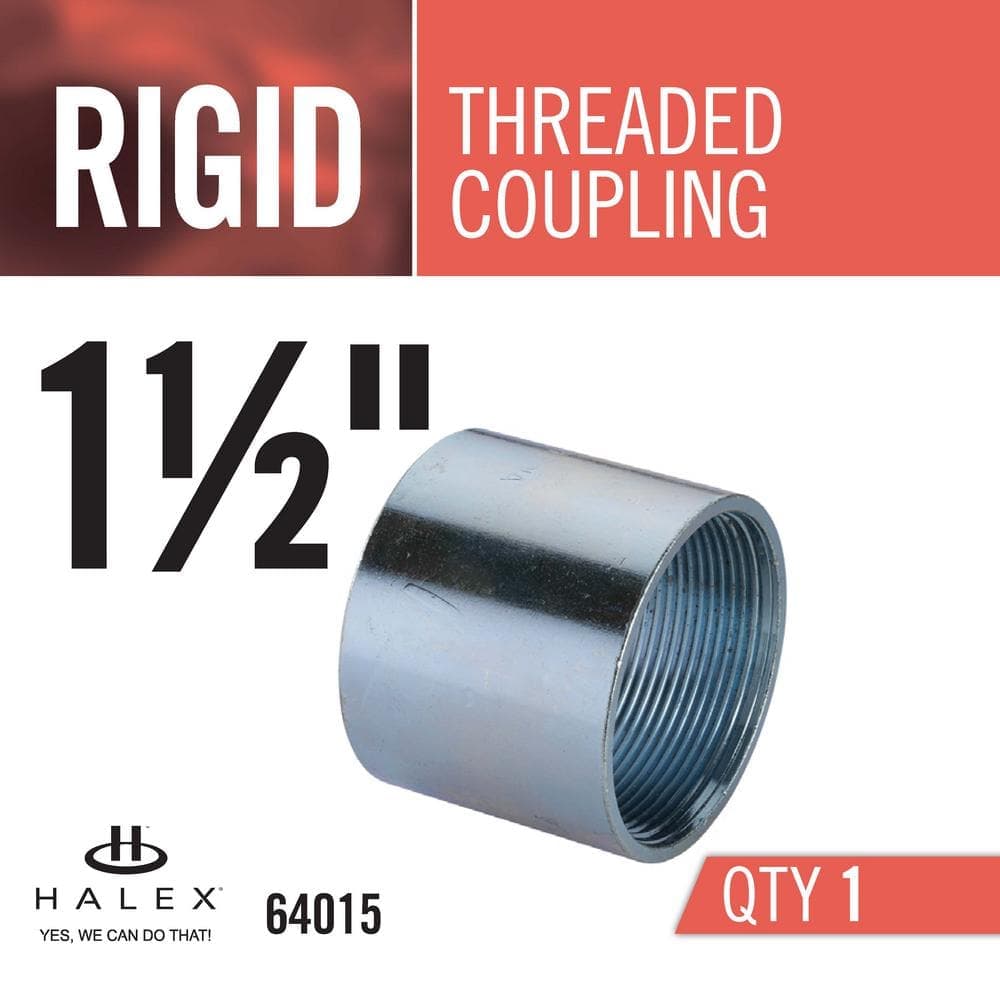 Halex 1-1/2 in. Rigid Conduit Coupling (2)