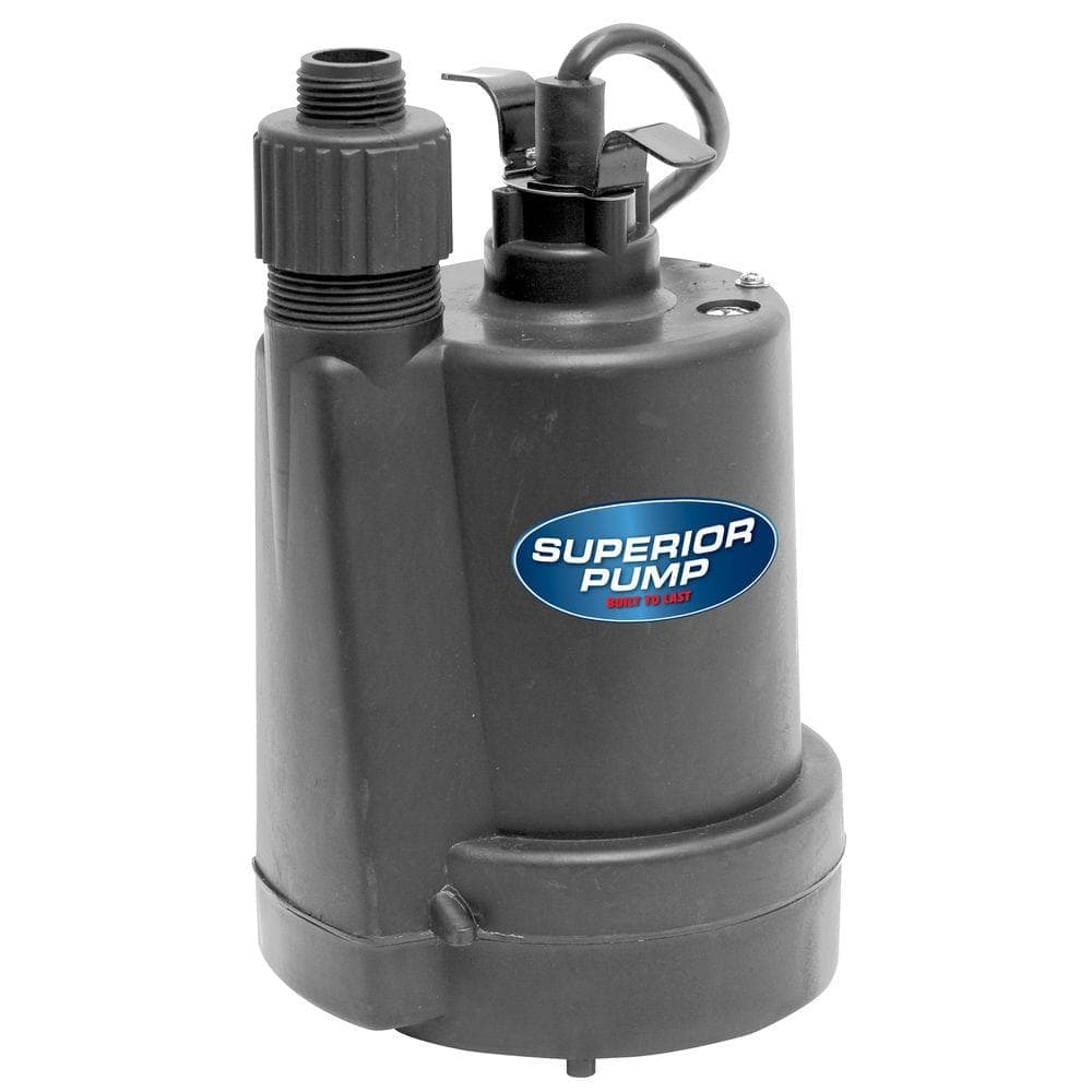 Superior Pump HP Submersible Thermoplastic Utility Pump
