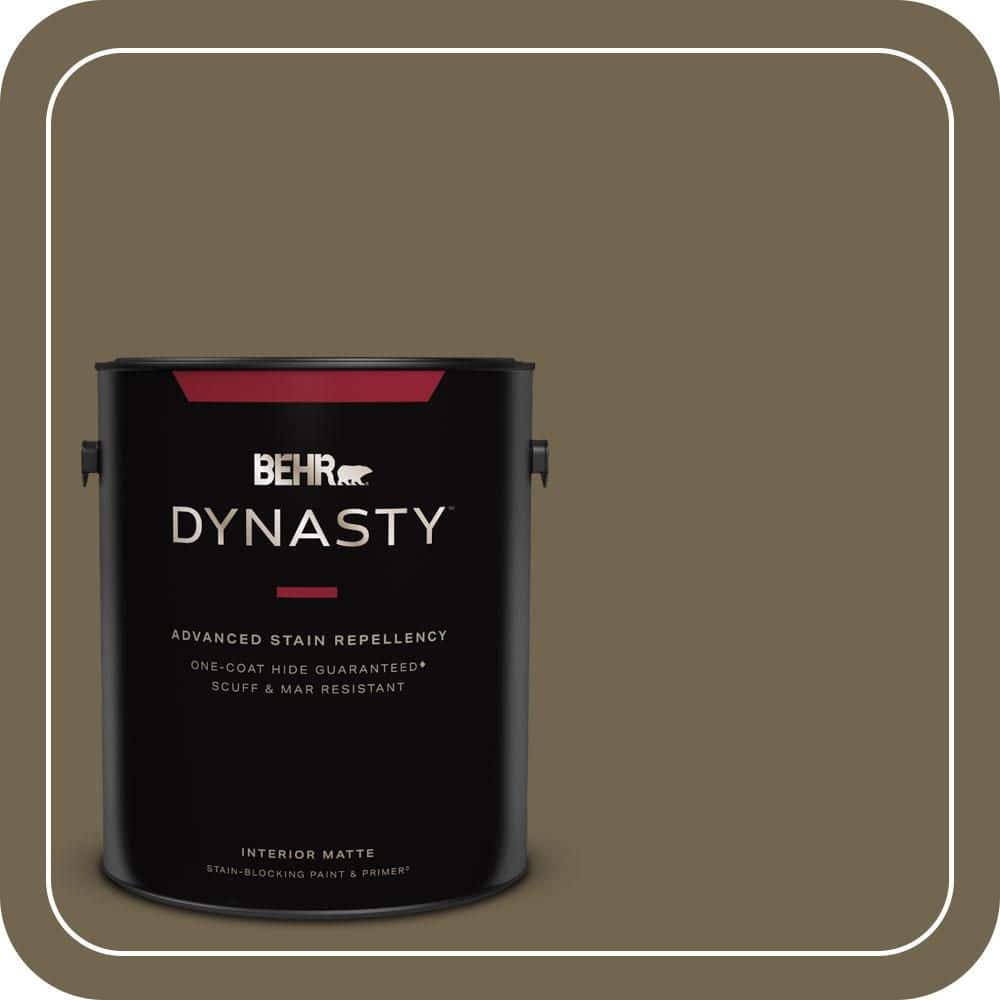 BEHR DYNASTY 1 gal. #N330-7 Adventurer One-Coat Hide Matte Interior Stain-Blocking Paint & Primer