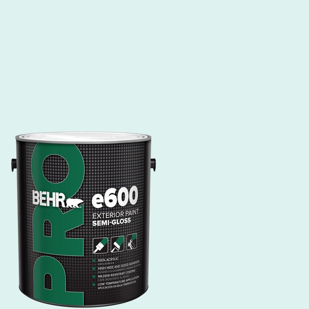 BEHR PRO 1 gal. #500A-1 Glacier Bay Semi-Gloss Exterior Paint