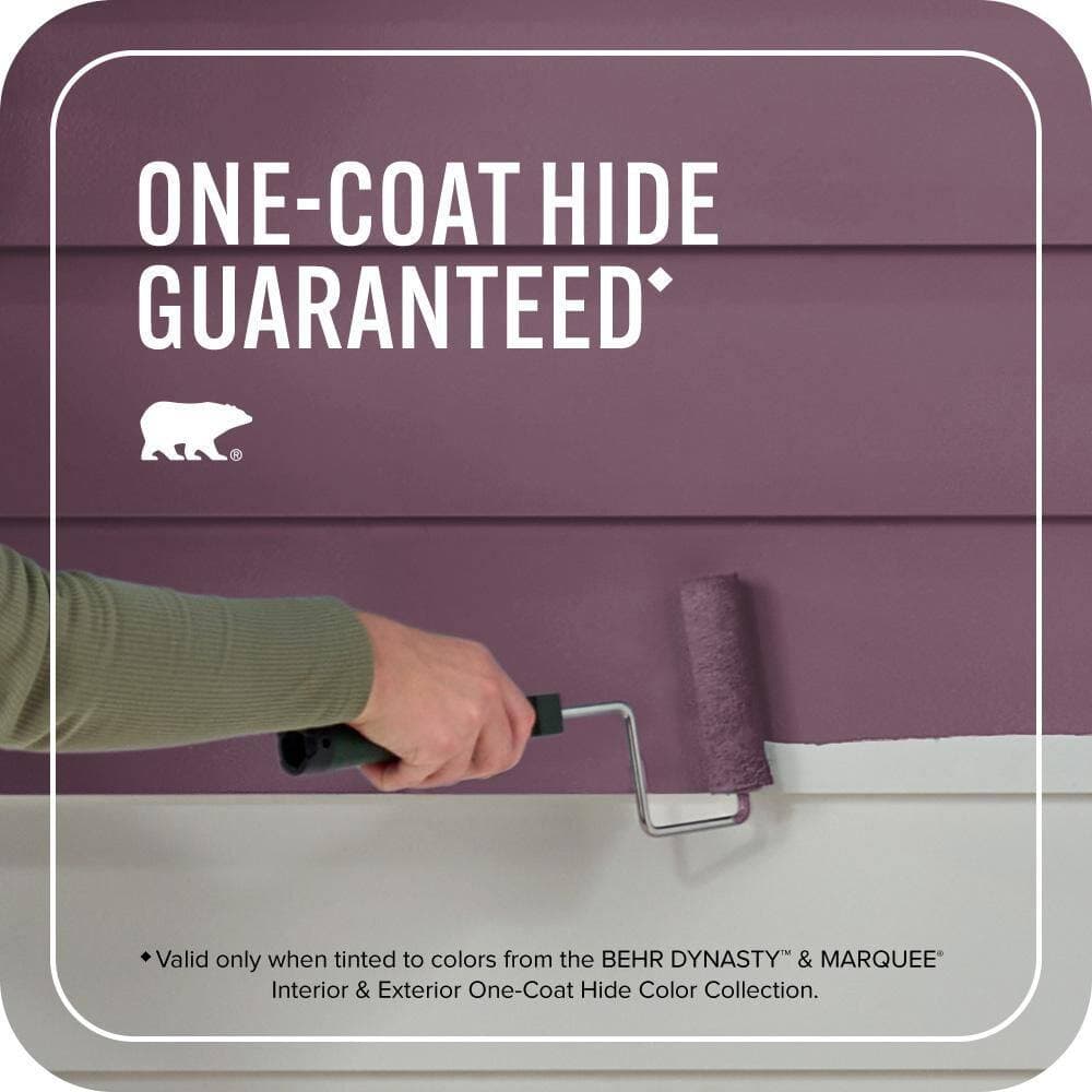 BEHR MARQUEE 5 gal. #MQ1-39 Prussian Plum Flat Exterior Paint & Primer (3)