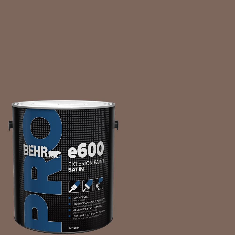 BEHR PRO 1 gal. #BNC-23 Almond Truffle Satin Exterior Paint (1)