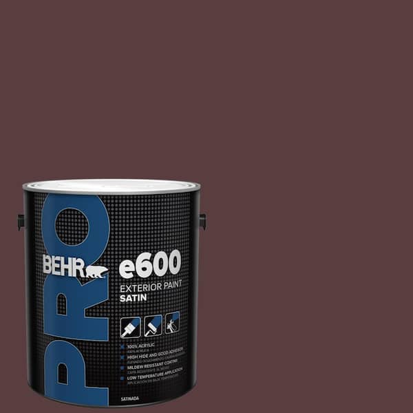 BEHR PRO 1 gal. #PPU1-02 Divine Wine Satin Enamel Exterior Paint (2)