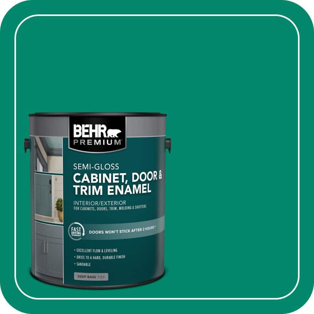BEHR PREMIUM 1 gal. #P430-6A Celtic Queen Semi-Gloss Enamel Interior/Exterior Cabinet, Door & Trim Paint