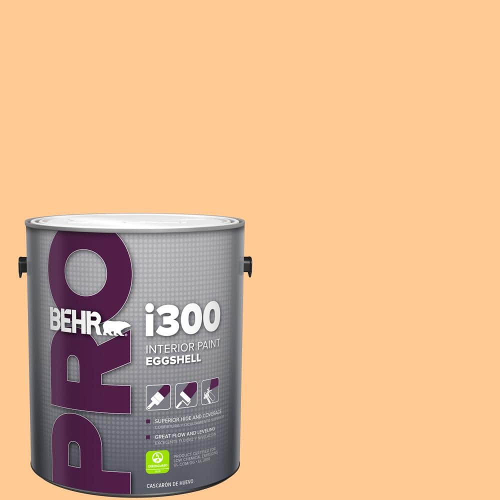 BEHR PRO 1 gal. #280B-4 Apricot Light Eggshell Interior Paint