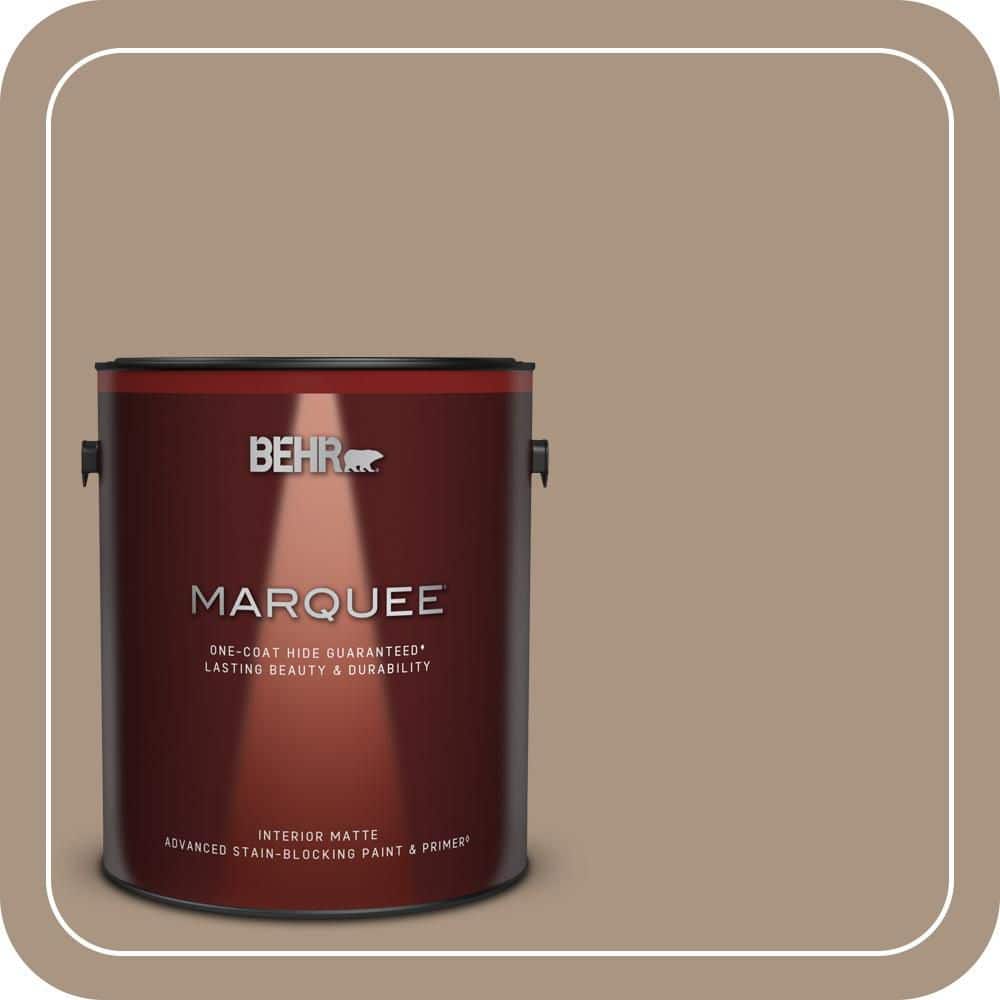 BEHR MARQUEE 1 gal. #T17-11 Silent Sands Matte Interior Paint & Primer