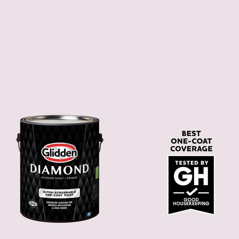 Glidden Diamond 1 gal. PPG1251-1 Dream Dust Flat Interior Paint with Primer