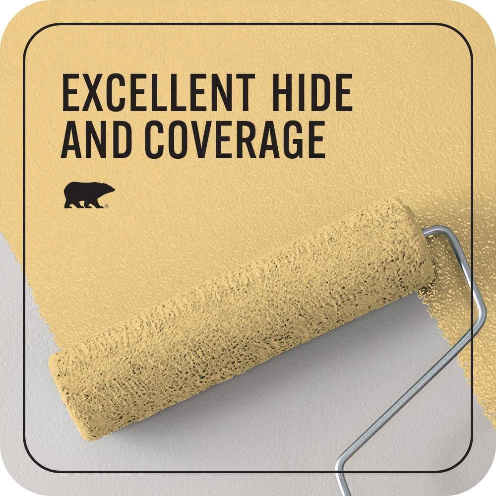 BEHR PREMIUM PLUS 1 qt. #360D-4 Warm Glow Flat EcoMix Plant-Based Interior Paint & Primer (2)