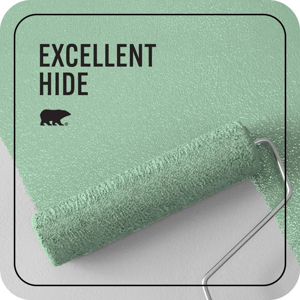 BEHR PREMIUM PLUS 1 gal. #P400-3 Folk Tale Ceiling Flat Interior Paint & Primer (2)