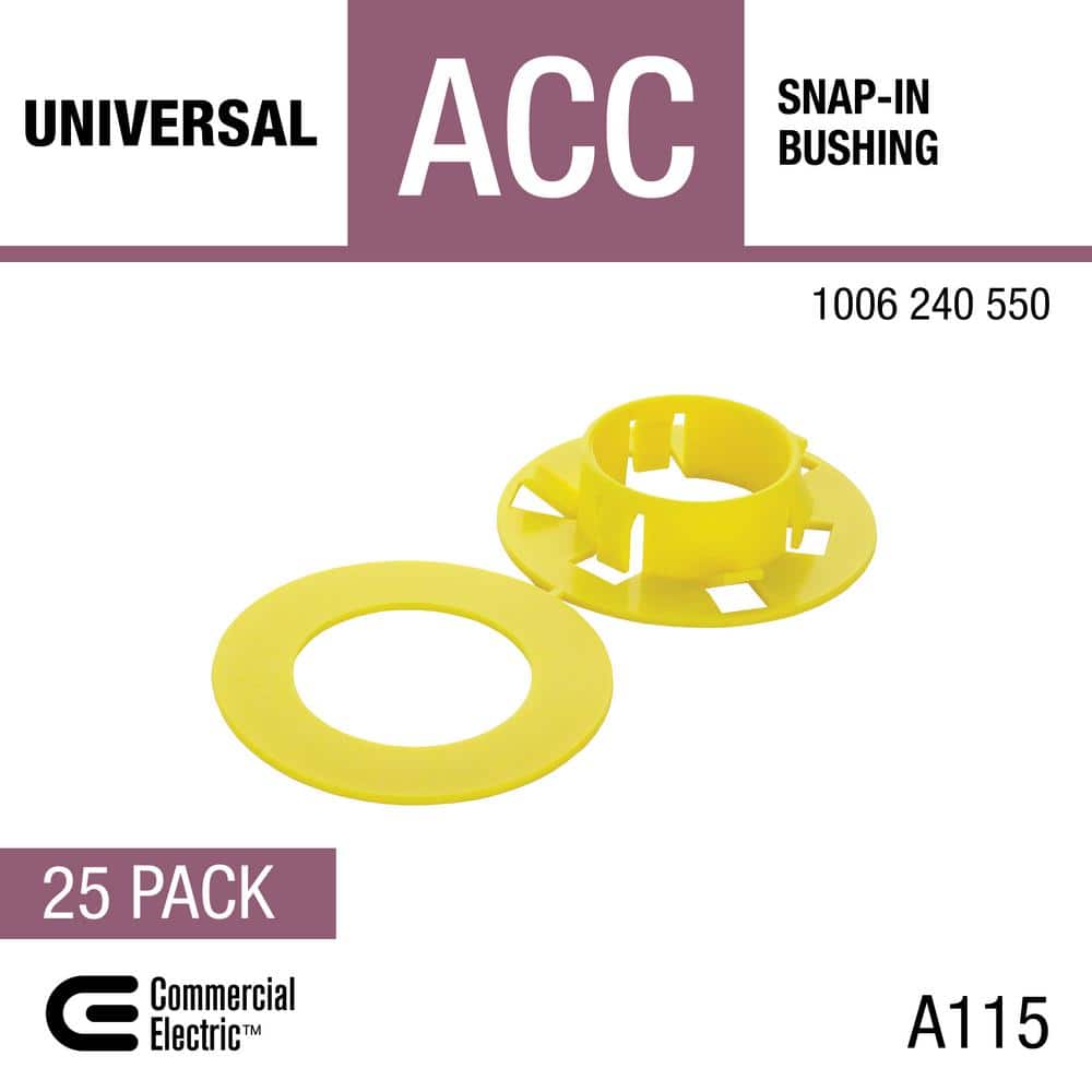 Commercial Electric Universal Snap-in Bushing (25-Pack) (3)