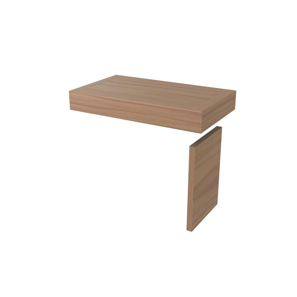L. J. SMITH STAIR SYSTEMS 1.75 in. T x 6.5 in. W x in. L Unfinished Poplar Wood False Tread and Riser Kit (1)