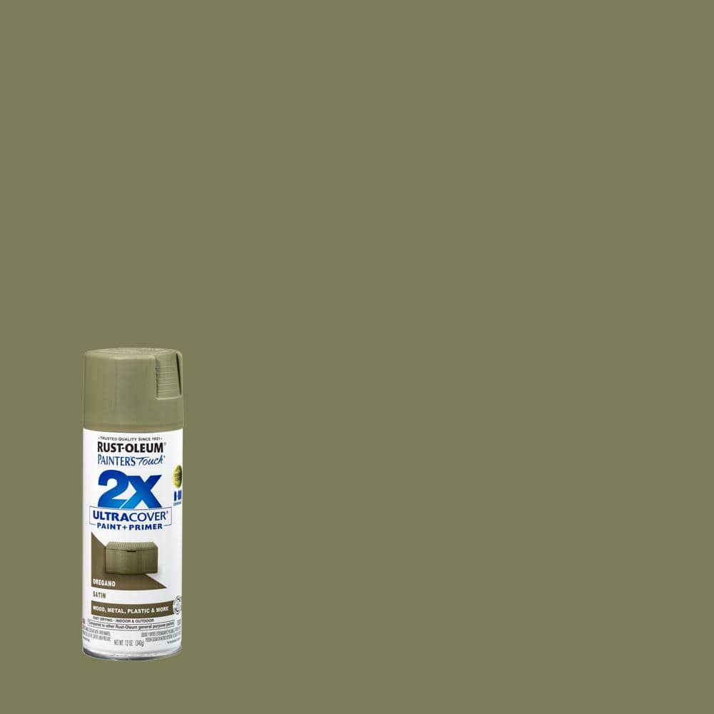 Rust-Oleum Painter's Touch 2X 12 oz. Satin Oregano General Purpose Spray Paint
