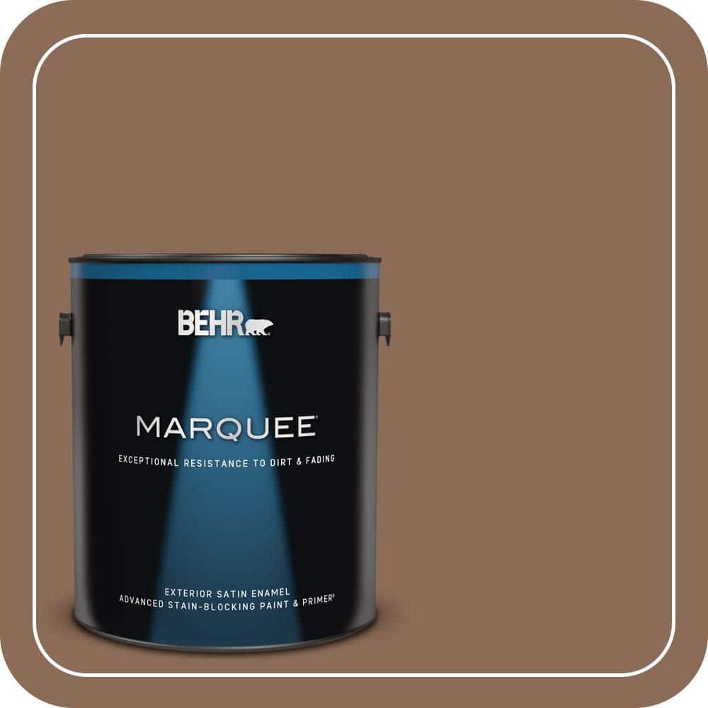 BEHR MARQUEE 1 gal. #MQ2-43 Antiquities Satin Enamel Exterior Paint & Primer