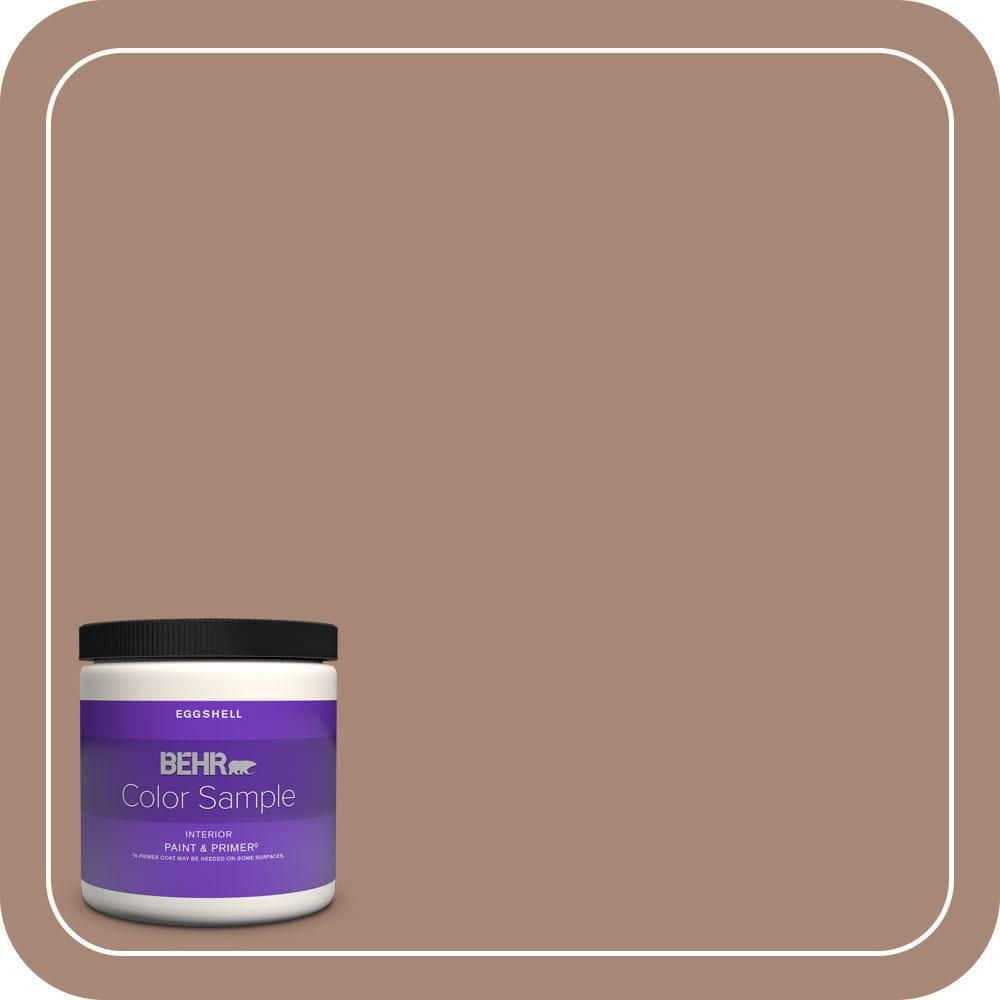 BEHR PREMIUM PLUS 8 oz. #PPU3-14 Tribal Pottery Eggshell Enamel Interior Paint & Primer Color Sample