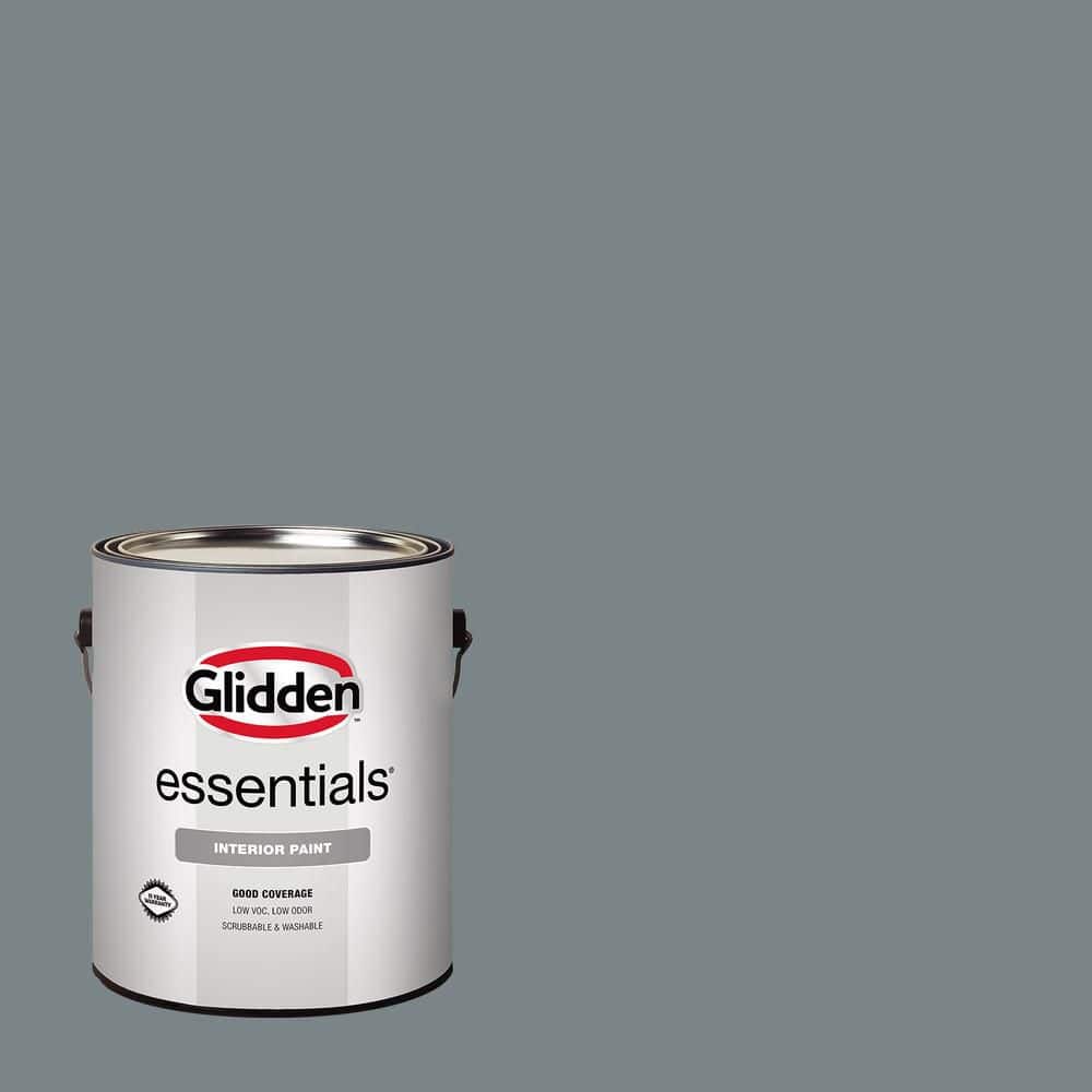 Glidden Essentials 1 gal. #PPG1039-5 Garrison Gray Eggshell Interior Paint