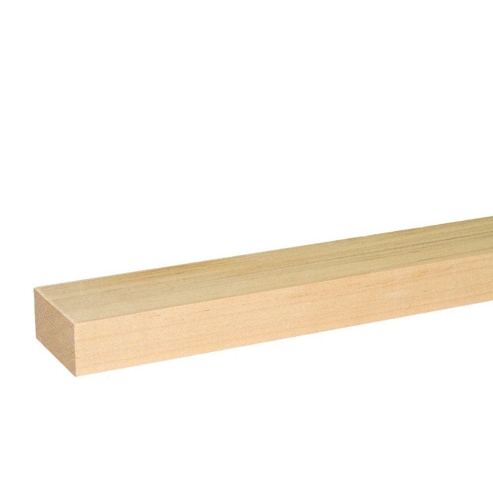 Builders Choice 1 in. x 2 in. x 6 ft. S4S Poplar Board