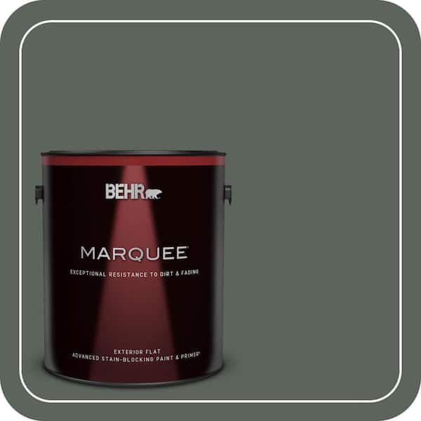 BEHR PREMIUM PLUS #PPF-45 Woodland Moss Enamel Low Odor & Primer (4)