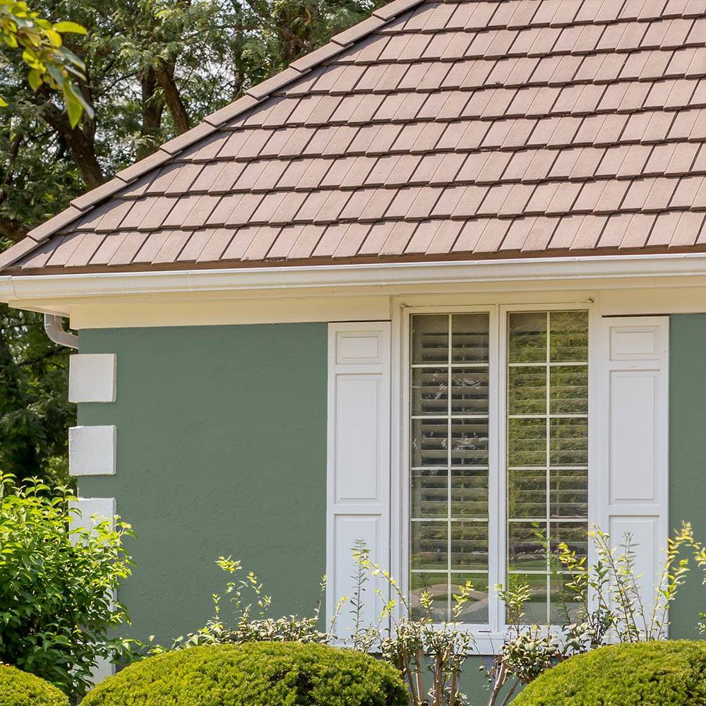 BEHR PREMIUM 1 gal. #N400-5 Thai Basil Elastomeric Masonry, Stucco and Brick Exterior Paint (4)