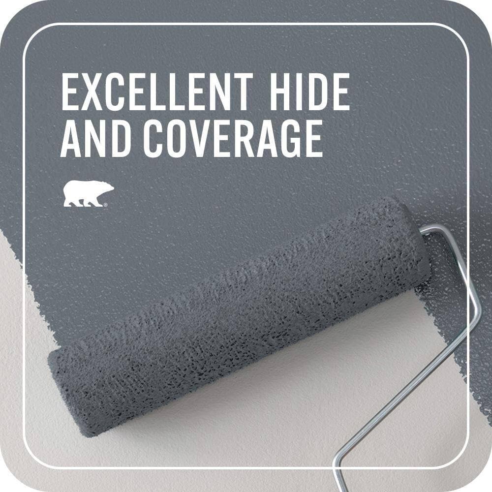 BEHR PREMIUM PLUS #750F-5 Silver Hill Enamel EcoMix Plant-Based & Primer (2)