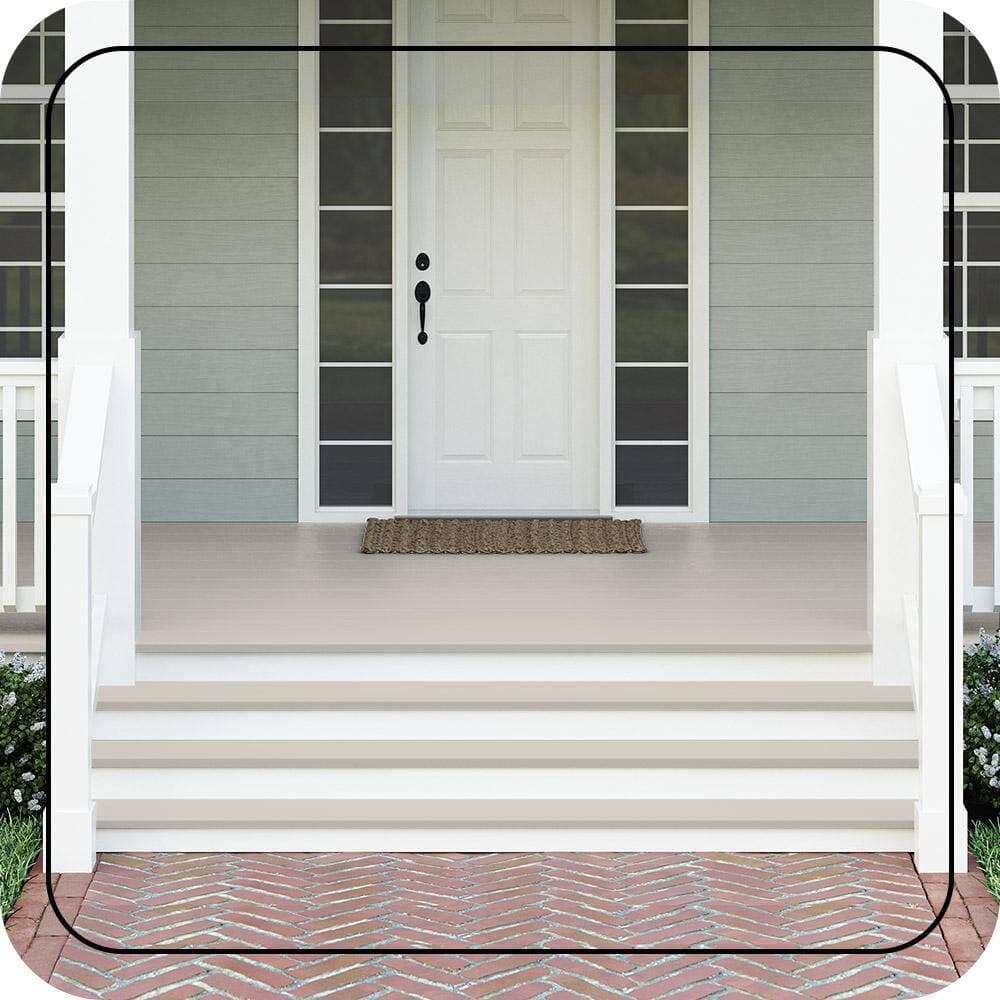 BEHR PREMIUM #T14-7 Textured Low-Lustre Enamel Interior/Exterior Porch and Patio Anti-Slip Floor Paint (2)