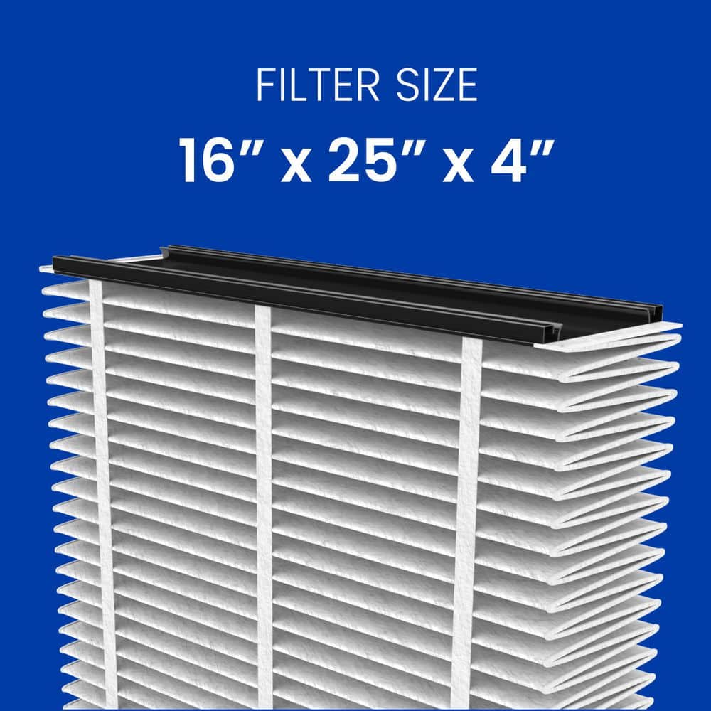 AprilAire 610 16 in. x 25 in. x 4 in. MERV 11 Air Filter for 1625 FG Filter Grille Air Cleaners (2)