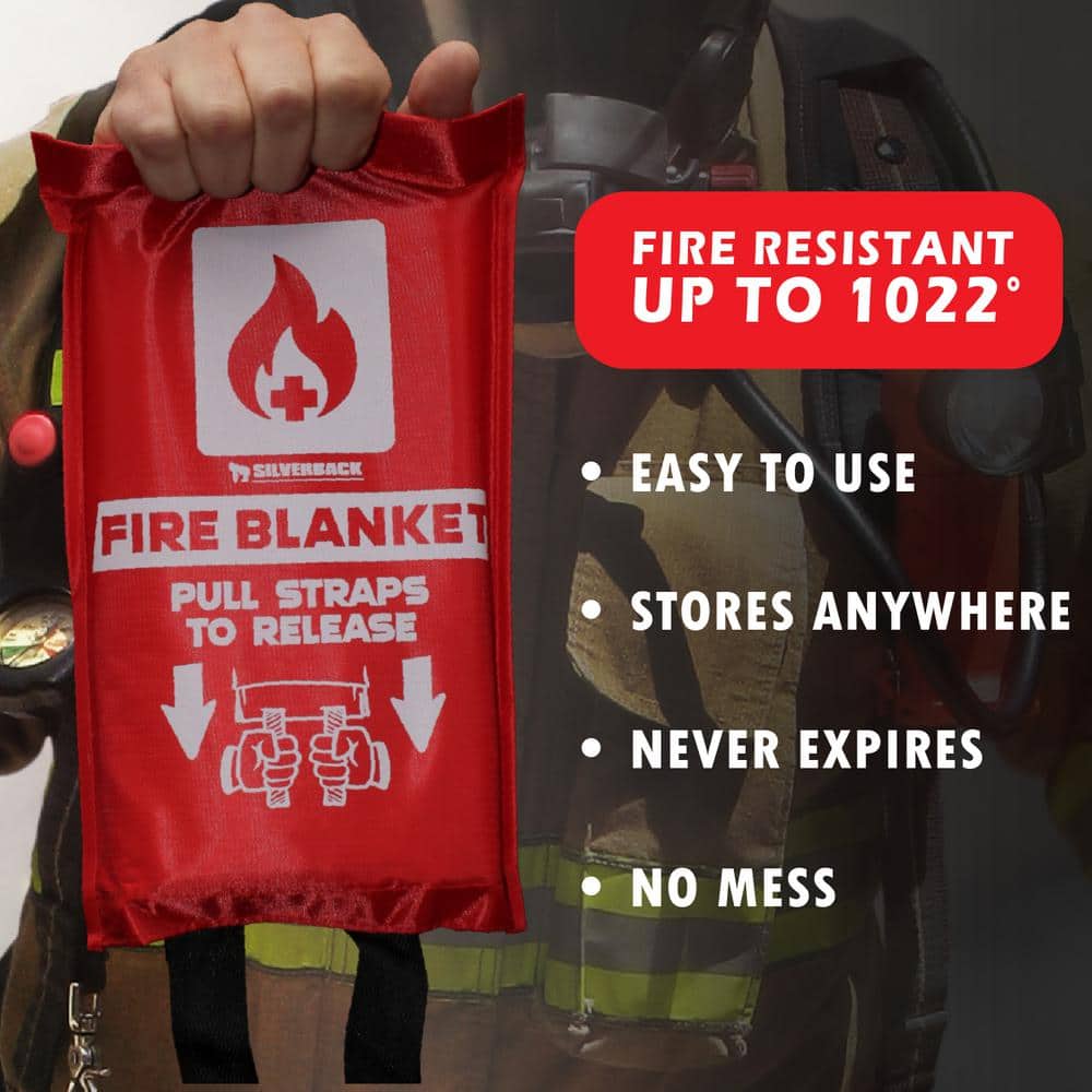 ADAMAX INC 40 in. x 40 in. Fire Blanket, 2-Pack (2)