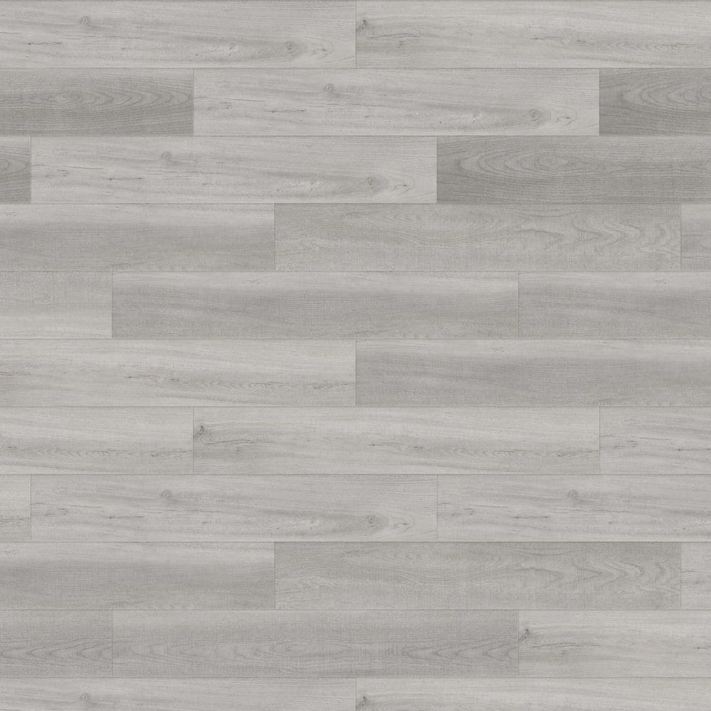TrafficMaster Emerson 4 MIL x 6 in. W x 36 in. L Grip Strip Water Resistant Luxury Vinyl Plank Flooring (24 sqft/case) (2)