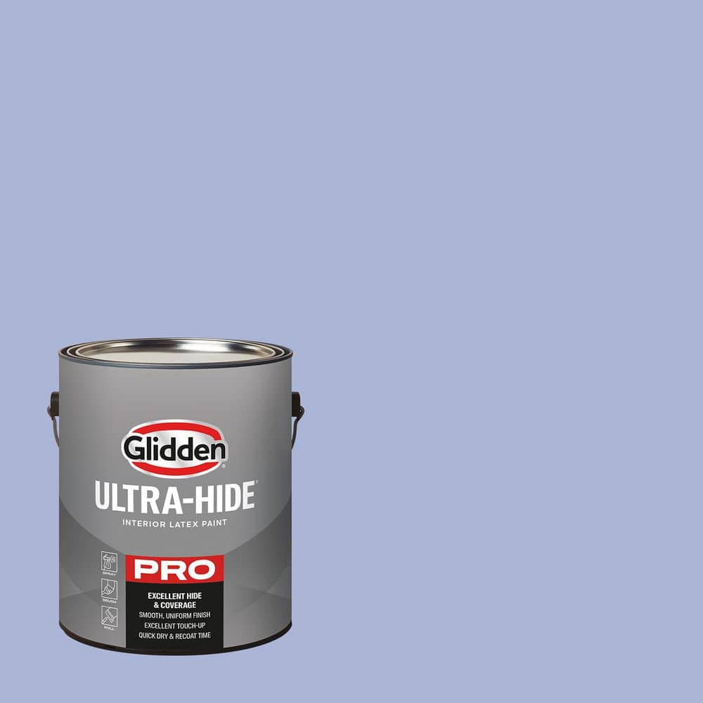 Glidden Ultra-Hide 1 gal. PPG1245-4 Lilac Sachet Ultra Flat Interior Paint