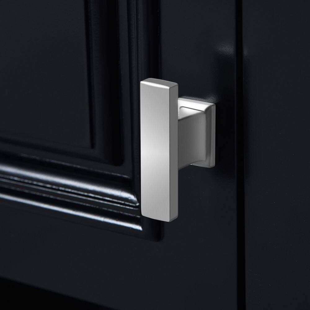 Tahanbath Classic 7.30 in. W x 35.00 in. D x 28.70 in. H Bathroom Storage Wall Cabinet in Black with Open Shelves and Mirror (3)