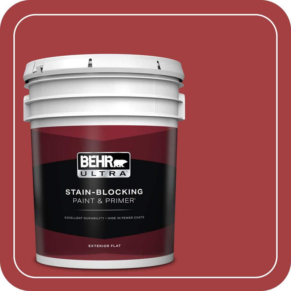 BEHR ULTRA 5 gal. #P140-7 No More Drama Flat Exterior Paint & Primer