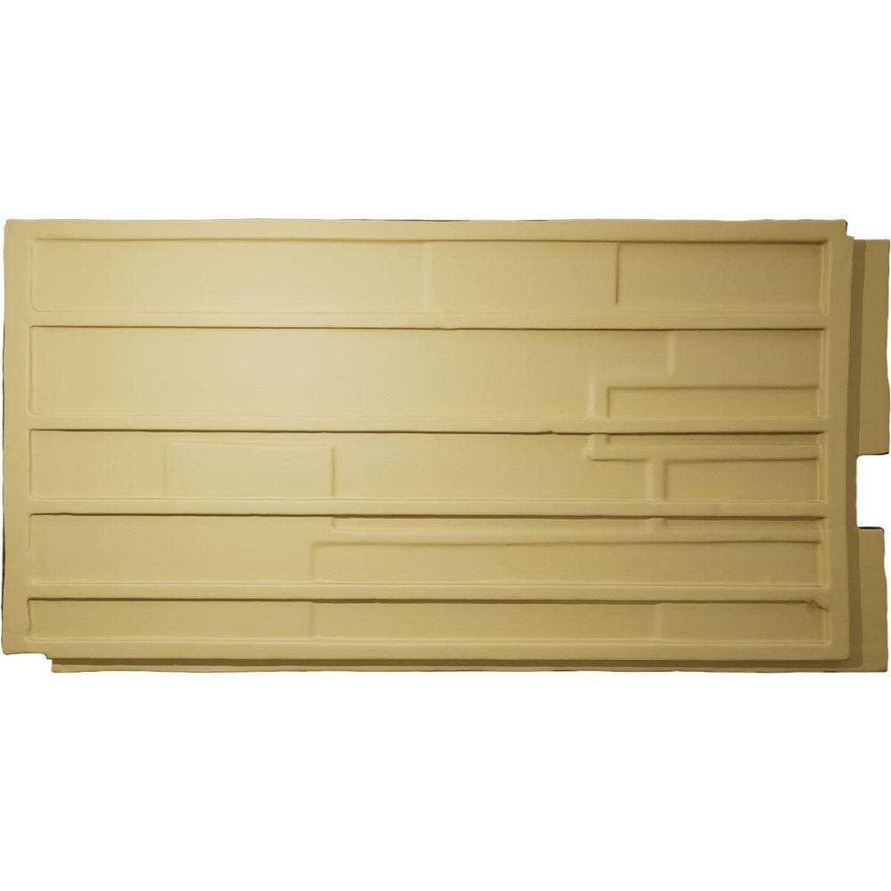 Ekena Millwork EverStone Canyon Ridge Faux Stone Panel, 45 3/4"W x 24 1/2"H x 1 1/4"D, Arizona Color (2)