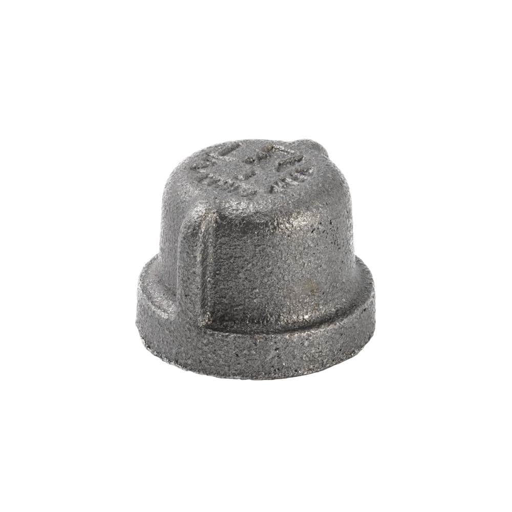Southland 1/2 in. Black Malleable Iron Cap Fitting