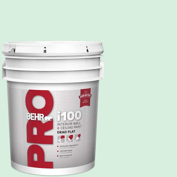 BEHR PRO 5 gal. #P410-1 Pondscape Dead Flat Interior Paint (2)