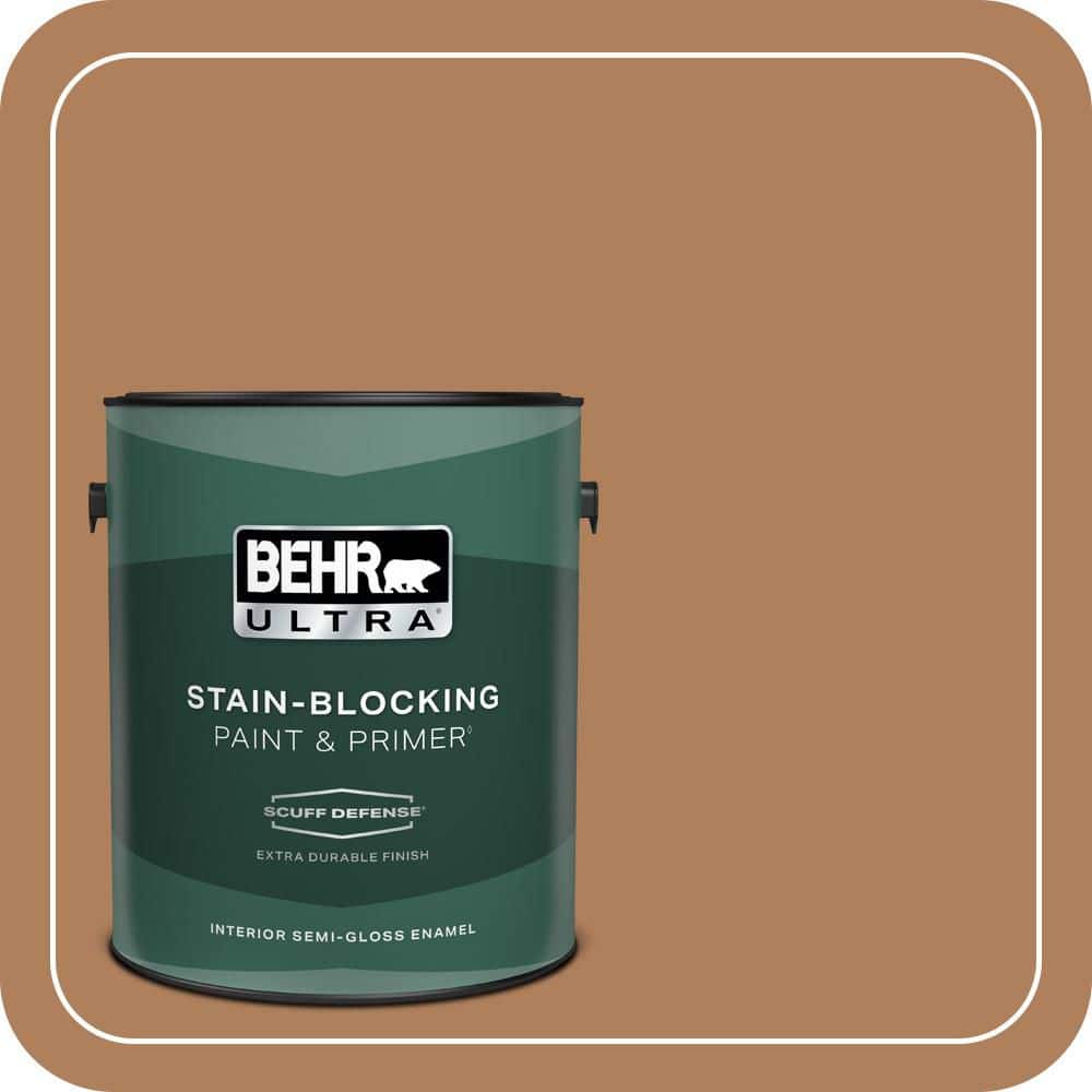 BEHR ULTRA 1 gal. #T14-12 Coronation Extra Durable Semi-Gloss Enamel Interior Paint & Primer