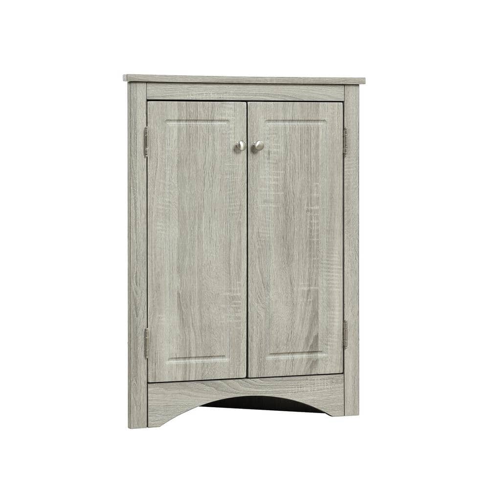 Unbranded 17.2 in. W 17.2 in. D 31.5 in. H Linen Cabinet with Adjustable Shelves, Freestanding Floor