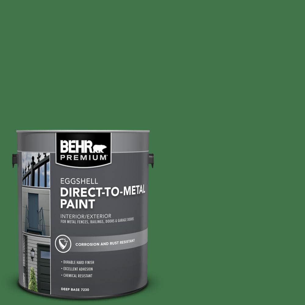 BEHR PREMIUM 1 gal. #P410-7 Grasslands Eggshell Direct to Metal Interior/Exterior Paint (1)