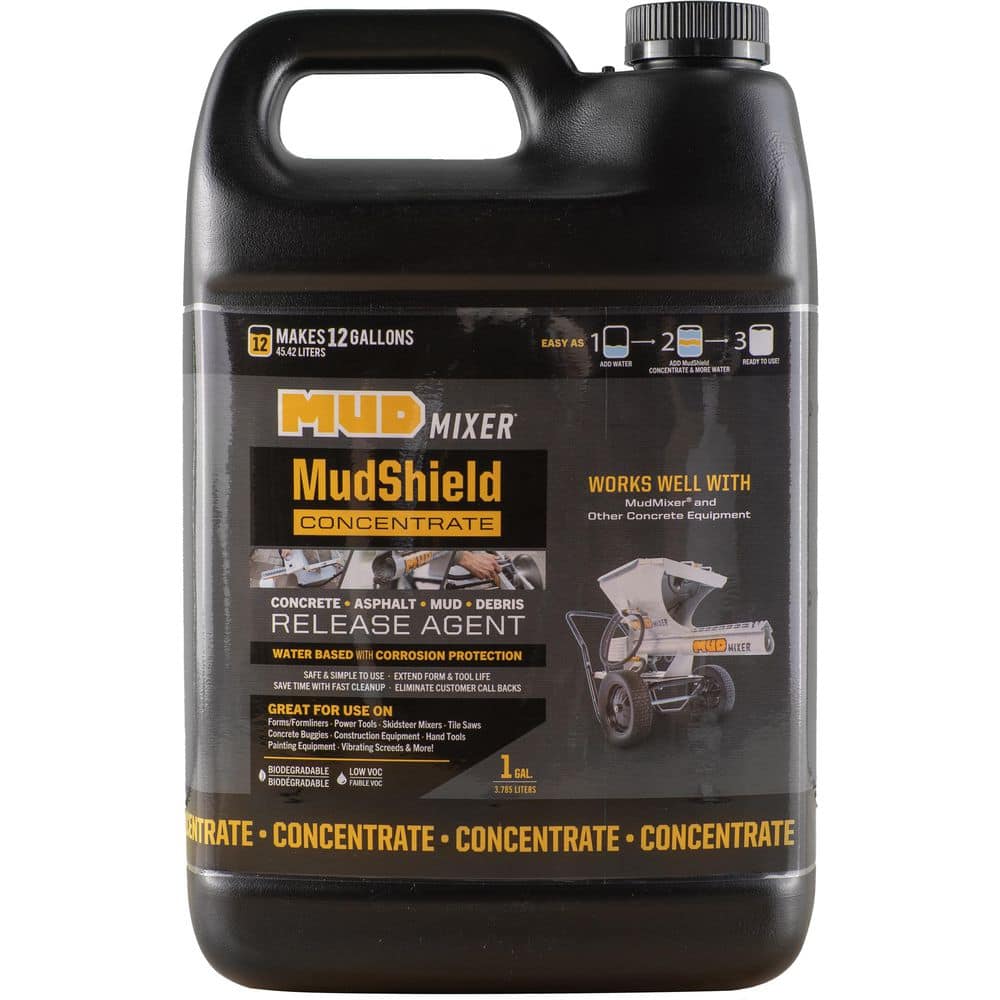 MUDMIXER MudShield 1 gal. Concentrate-Industrial-Grade Concrete Release and Anti-Corrosion Shield-Makes 12 gal.