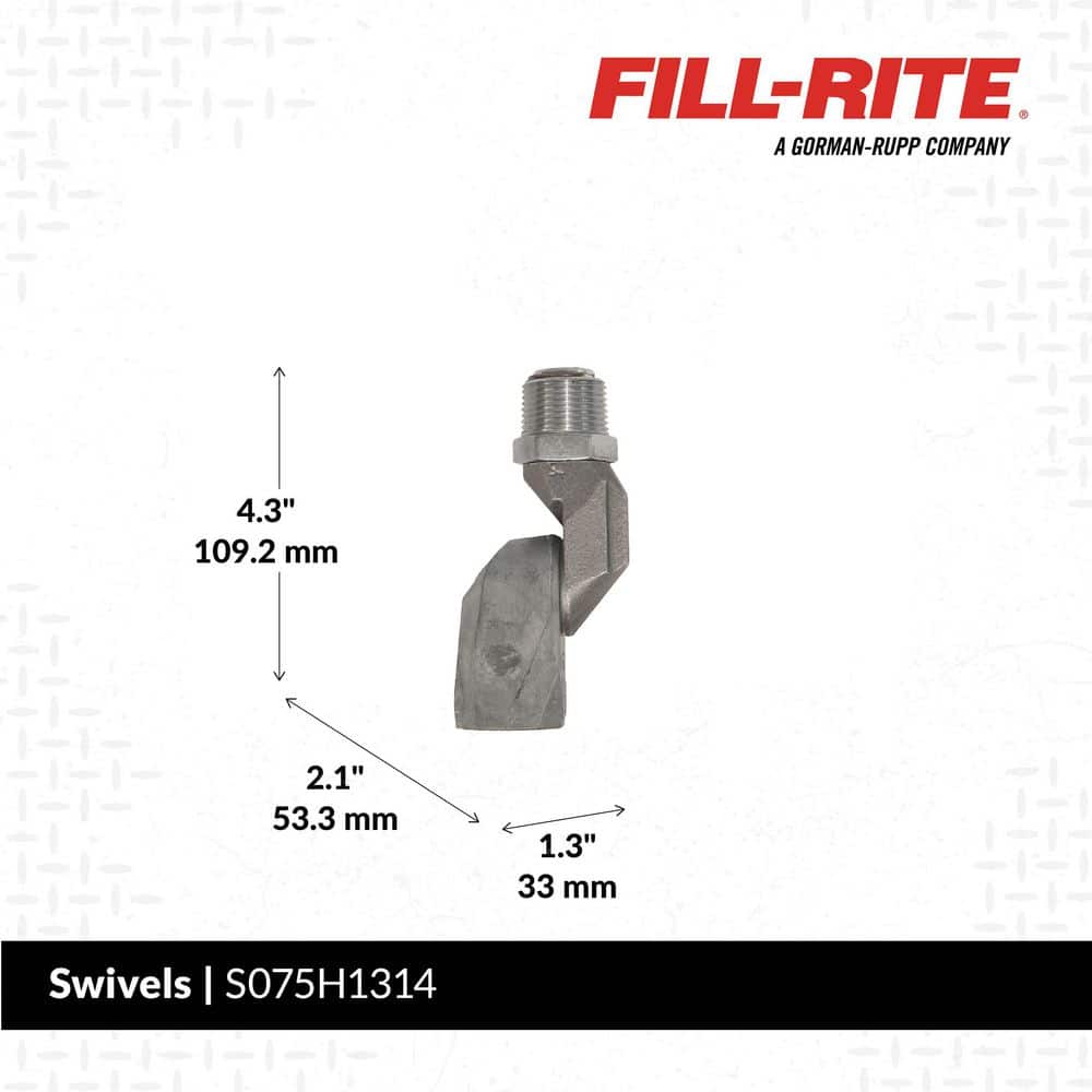 FILL-RITE 3/4" Multi-Plane Swivel (Fuel Transfer) (2)