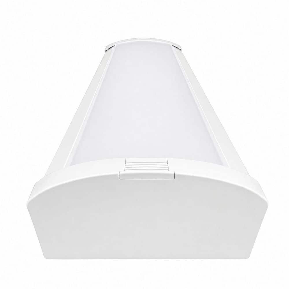 Commercial Electric 1-Pack 4 ft. Adjustable Lumen Integrated LED White Slim Wraparound Light 3CCT (2)