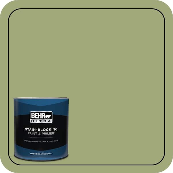 BEHR ULTRA 1 qt. #T18-16 Nurturing Satin Enamel Exterior Paint & Primer (2)