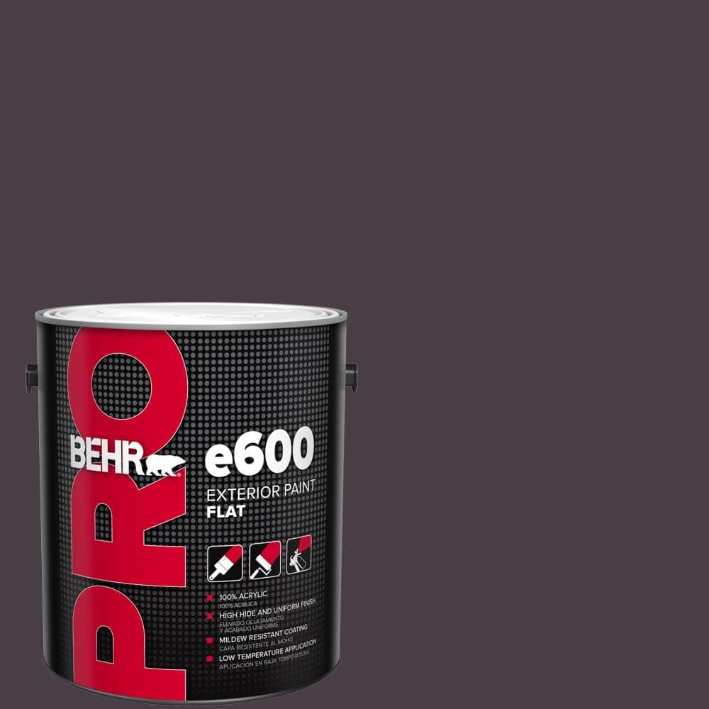 BEHR PRO 1 gal. #PPU17-20 Eclectic Purple Flat Exterior Paint