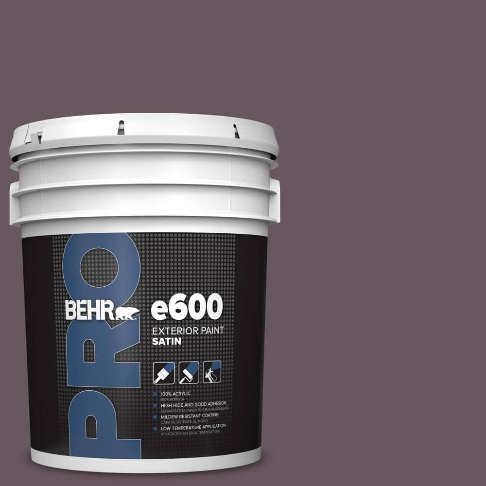 BEHR PRO 5 gal. #N100-6 Urban Legend Satin Exterior Paint