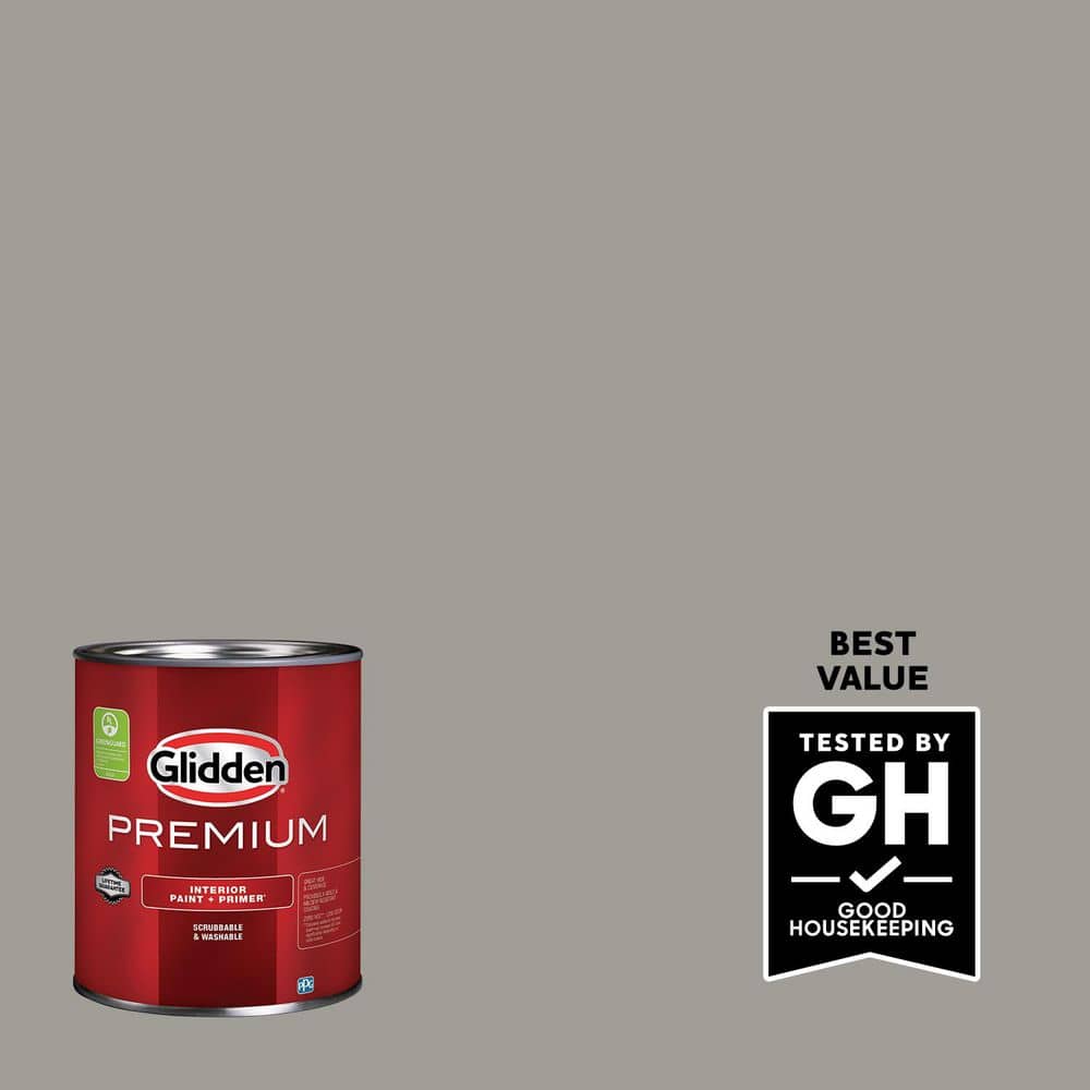Glidden Premium 1 qt. PPG0998-4 Shadowy Satin Interior Latex Paint