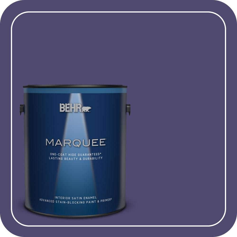 BEHR MARQUEE 1 gal. #T11-12 Harajuku Girl Satin Enamel Interior Paint & Primer