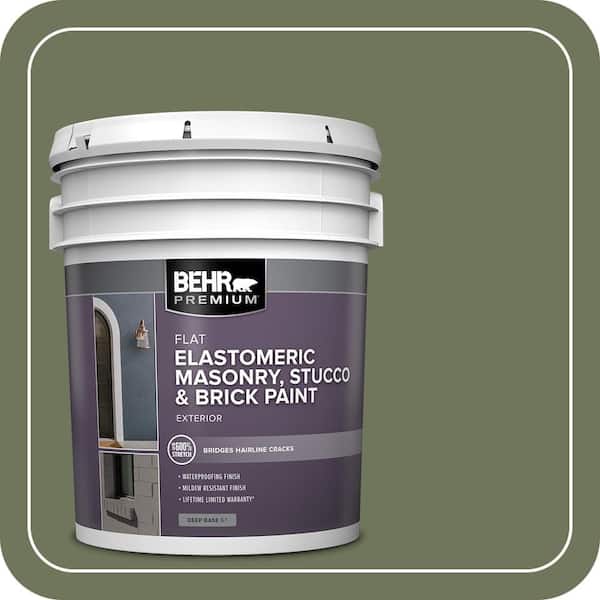 BEHR PREMIUM 5 gal. #MS-54 Frontier Trail Elastomeric Masonry, Stucco and Brick Exterior Paint (3)