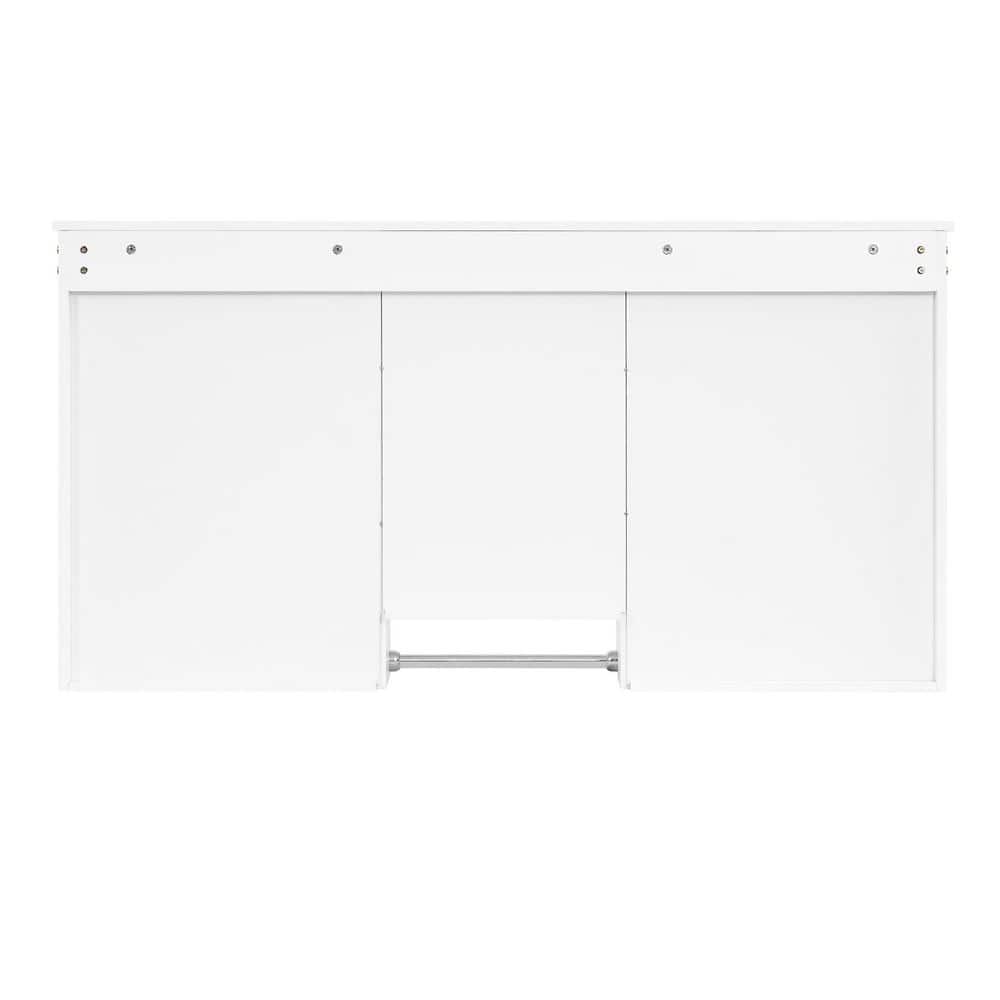 Boosicavelly 55.00 in. W x 28.70 in. H Rectangular MDF Medicine Cabinet with Mirror (1)