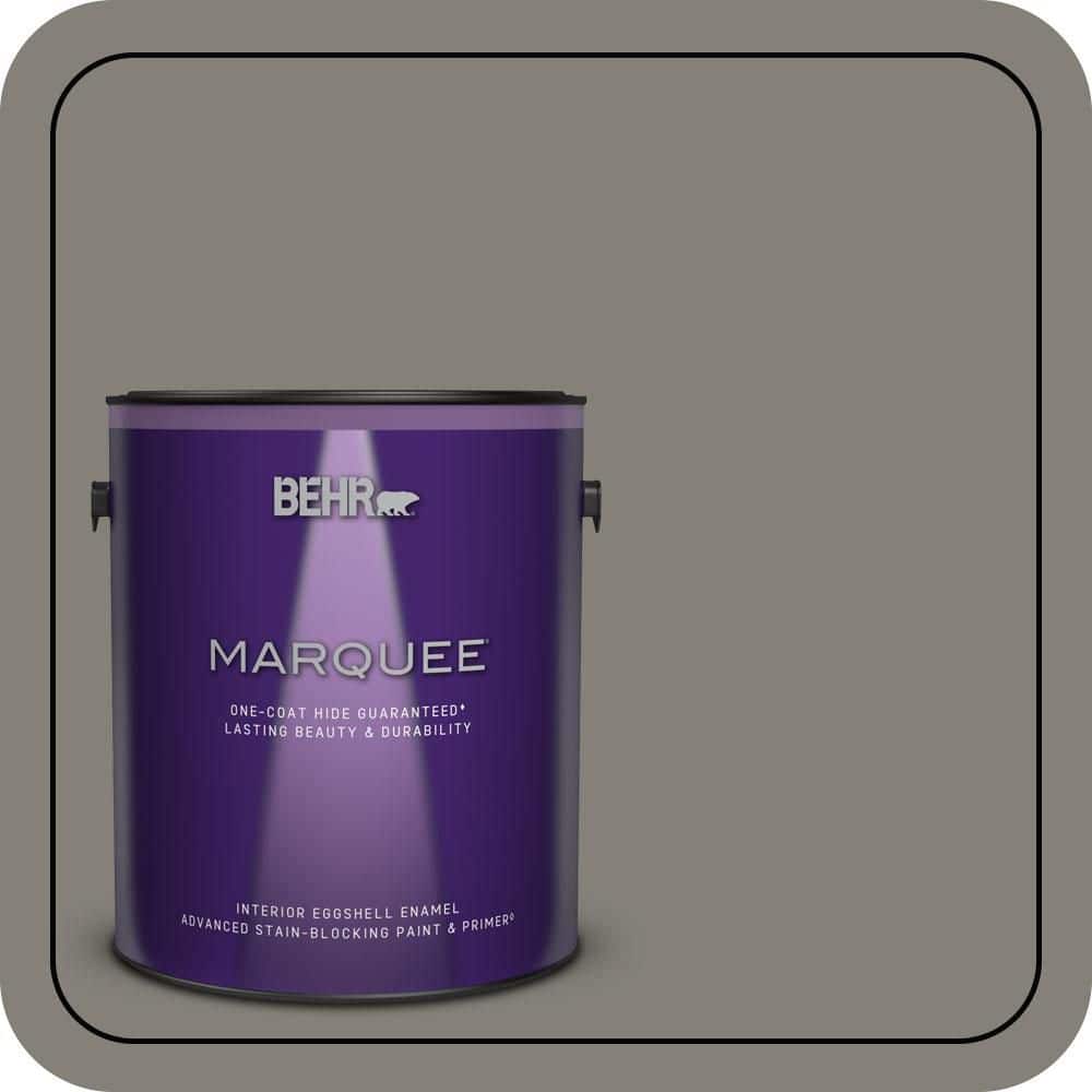 BEHR MARQUEE 1 gal. #N360-5A Wood Ash One-Coat Hide Eggshell Enamel Interior Paint & Primer