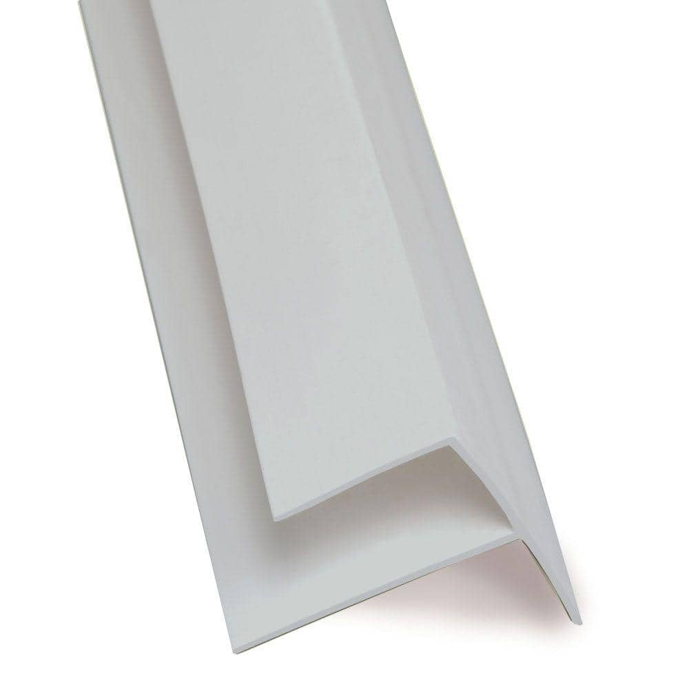 Glasliner 8 ft. x 3/4 in. x 1/2 in. PVC FRP Outside Corner Moulding