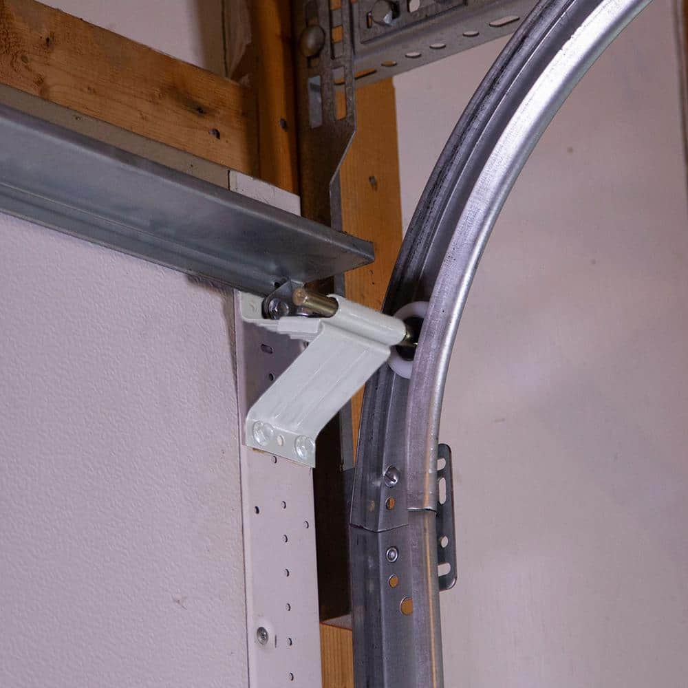 DURA-LIFT 16 ft. x 7 ft. Premium White Powder Coated Hinge Garage Door Extension Repair Kit (3)
